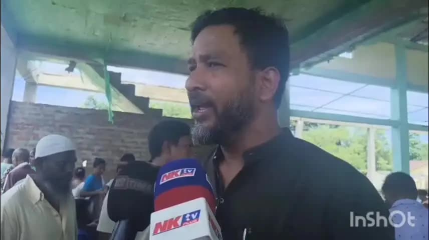 গোলাঘাট: ২৮৫২১ বিঘা কৃষিভূমি শ্ৰেণী পৰিবৰ্তন কৰাৰ ক্ষেত্ৰত গোলাঘাটত KMSS ৰ সাধাৰণ সম্পাদক বিদ্যুৎ শইকীয়াৰ প্ৰতিক্ৰিয়া