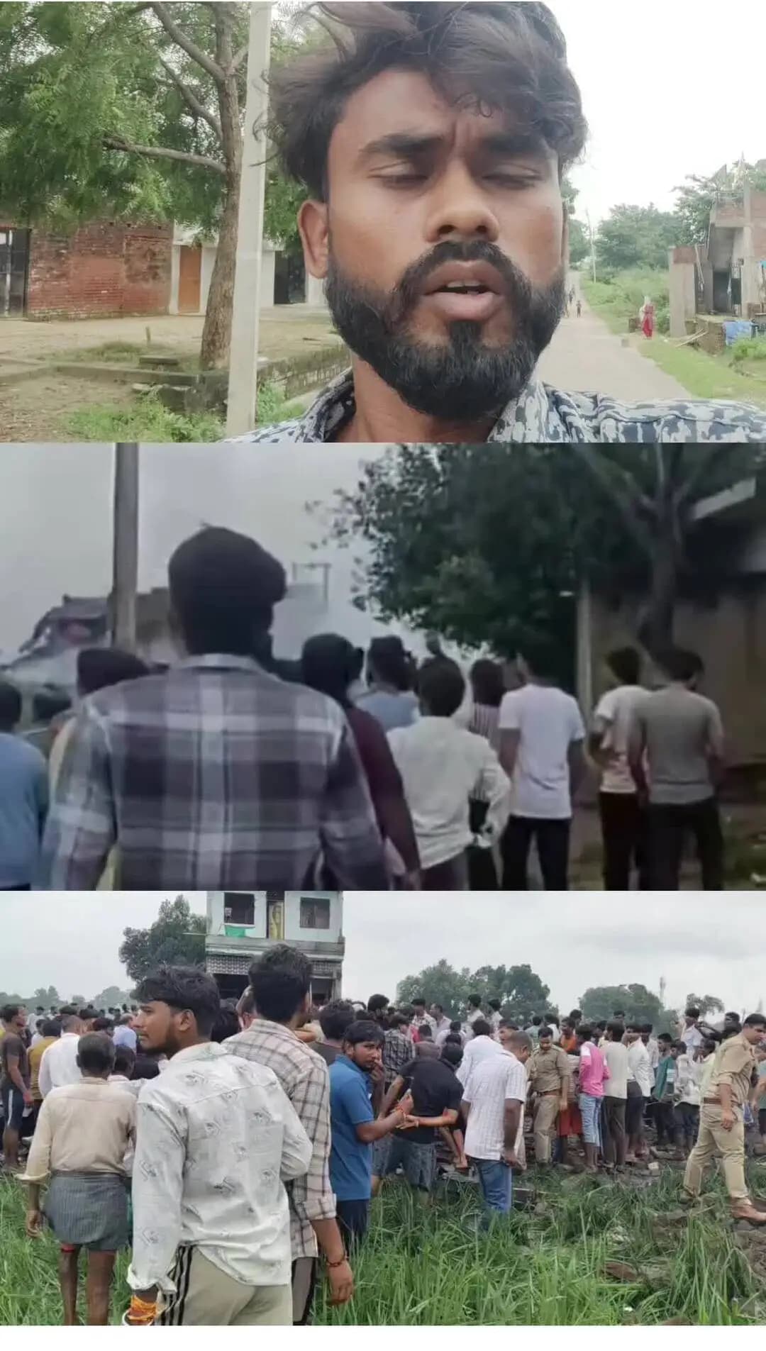 कौशाम्बी प्रयागराज के मनौरी के पास पटाका फैक्टरी में आग लगाने से लोगों की मौत 😭