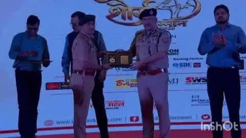 बिजनौर: बिजनौर के एसपी सिटी को पाकिस्तानी गैंगस्टर के सिंडिकेट को तबाह करने पर लखनऊ में शौर्य सम्मान मैडल से किया गया सम्मानित