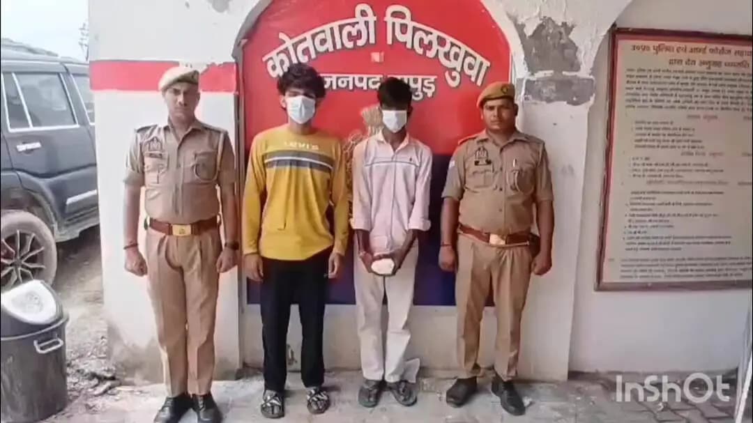 धौलाना: गांव बड़ौदा हिन्दवान मार्ग के पास पुलिस ने मामूली विवाद में निशु कश्यप की हत्या करने वाले 2 आरोपियों को किया गिरफ्तार