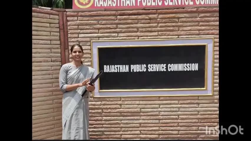 अनूपगढ़: अनूपगढ़ की भारती जांगिड़ ने RPSC सहायक आचार्य परीक्षा में 7वीं रैंक हासिल की