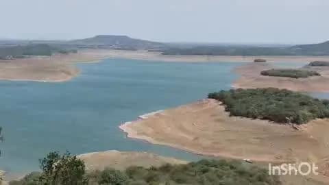పెద్దవూర: నాగార్జునసాగర్ ప్రాజెక్టు నీటిమట్టం తగ్గుదల