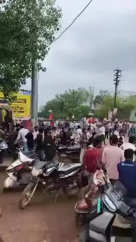 अशोक नगर शहर में चक्का जाम