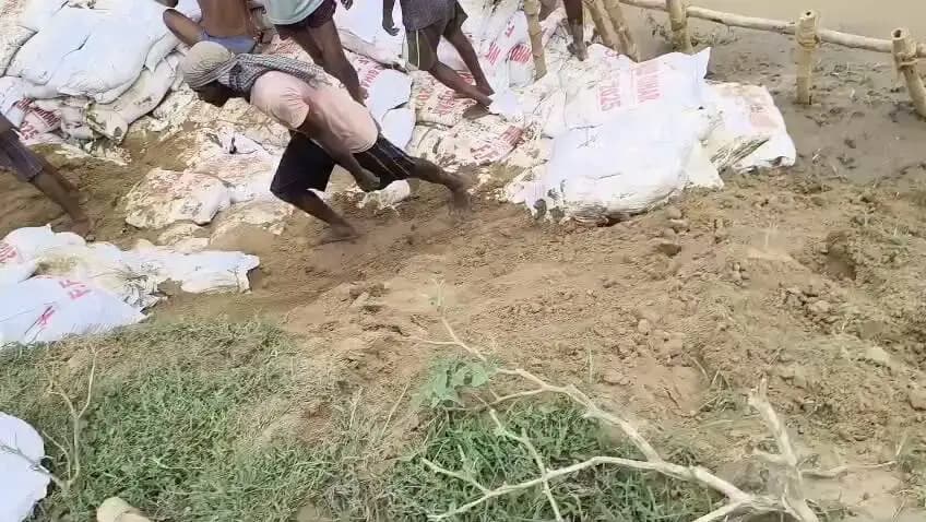 ओन्दा में युद्ध स्तर पर क्षतिग्रस्त तटबंध की मरम्मति कार्य जारी
बिहारशरीफ: नालंदा जिले में विभिन्न नदियों के जलस्तर में हुई बढ़ोतरी के चलते प्रखंड अस्थावां के ओन्दा (पंचायत+ग्राम) तथा प्रखंड बिन्द के उतरथू गांव में जीराईन नदी के समीप तटबंध क्षतिग्रस्त हो गया है। जिला प्रशासन द्वारा त्वरित कार्रवाई करते हुए प्रखंड बिन्द के उतरथू में क्षतिग्रस्त (ब्रीच) हुए 3 मीटर बांध की मरम्मति का कार्य सफलतापूर्वक पूरा कर लिया गया है। वहीं, प्रखंड अस्थावां के ओन्दा में ब्रीच हुए 5 मीटर तटबंध की मरम्मति का कार्य युद्ध स्तर पर जारी है।
संपर्क सूत्र:
बाढ़ की स्थिति में किसी भी समस्या अथवा शिकायत के लिए जिला आपातकालीन संचालन केंद्र, नालंदा 24×7 सक्रिय है। नागरिक निम्न माध्यमों से संपर्क कर सकते हैं:
दूरभाष: 06112-233168
मोबाइल: 8789858336
Samrat Choudhary
CMO Bihar
Information & Public Relations Department, Government of Bihar
Disaster Management Department Govt. of Bihar
Water Resources Department, Government of Bihar
