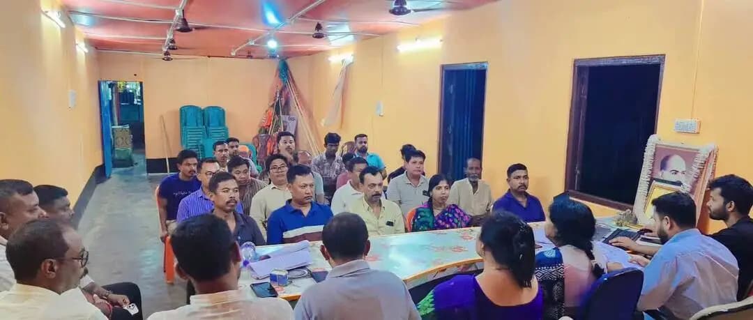 কমলপুর: সুরমা এলাকায় বিজেপি দলের পক্ষ থেকে একটি বৈঠক অনুষ্ঠিত হয়