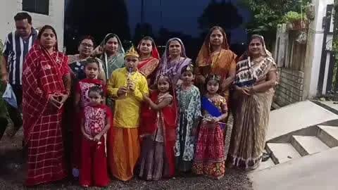 श्याम सिटी, चाम्पा में जन्माष्टमी का आयोजन किया गया