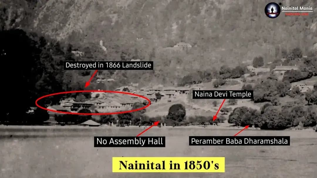 अंग्रेजो के जमाने में भी नैनीताल ने 4 बार खतरनाक भूस्खलन झेले है, Nainital has faced 4 times dangerous landslides✅
बहुत से लोग सोचते है कि नैनीताल में 18 सितंबर 1880 को ही भूस्खलन आया था और उसके बाद अंग्रेजो ने बरसाती नालो का नैनीताल में निर्माण किया लेकिन दोस्तों यह जानकारी थोड़ी अधूरी है क्योकि 1880 से पहले भी नैनीताल में 1866, 1867, 1869 और 1879 में आया जिसने पुराने नैनीताल की शक्ल ही बदल दी.
1866 का भूस्खलन⚠️: यह landslide नैनीताल के उत्तर-पूर्वी भाग अर्थात Alma Hill क्षेत्र में आया था जहाँ आज 7 number और Charton Lodge वाला क्षेत्र है, यह भूस्खलन इतना खतरनाक हुआ था कि जिसने उस जमाने के मल्लीताल क्षेत्र में बसी buildings को तहस नहस कर दिया था इसमें जानमाल का काफी नुक्सान हुआ था.
6 जुलाई 1867 Sher-ka-Danda: यह landslide आज जहाँ पर Nainital zoo, Ramsey Hospital और elphinstone hotel है वहाँ पर आया था और लगभग 1.25 km लंबी crack भी दर्ज हुई थी
1869 Alma Hill पर फिर से आया⚠️: इसे 1866 की instability के बाद की rainfall-triggered घटना माना जाता है, हालाँकि 1866 से तीव्रता थोड़ी कम थी.
1879 तबाही से ठीक एक साल पहले ⚠️: Alma Hill और उससे आगे का क्षेत्र तीसरी बार हिला लेकिन भूस्खलन आंशिक हुआ: British historical accounts इसे 1880 के disaster से ठीक पहले की महत्वपूर्ण चेतावनी मानते हैं
18 September 1880 ☠️: नैनीताल के इतिहास का अब तक का सबसे खतरनाक भूस्खलन जिसने किसी को सँभलने का मौका तक नहीं दिया और 151 लोगों की मृत्यु, कई लोगो के लापता होने की रिपोर्ट और Victoria Hotel, Naina Devi Temple, Assembly Hall, Bell Shop आदि के साथ साथ कई भव्य इमारते नष्ट हुई, इस भूस्खलन ने नैनीझील को कुछ क्षेत्र तक भर दिया था और flats का जन्म हुआ, इतिहासकार बताते है कि इसने मल्लीताल का क्षेत्र ही बदल दिया था.
इसके बाद अंग्रेजो ने सबक लिया और 62 बरसाती नालो का निर्माण किया और सम्पूर्ण नैनीताल को 50 KM के radius में नालो के जाले से बांधा ताकि भविष्य में फिर कभी ऐसे भूस्खलन ना आ सके, लेकिन आज लोगो ने इन्ही नालो के ऊपर घर बना दिए है जो आगे आने वाले किसी बड़ी तबाही का कारण बन सकते है.
तो सवाल यह नहीं है कि अगला बड़ा भूस्खलन कब आएगा? सवाल यह है कि...जब पहाड़ अगली बार चेतावनी देगा, क्या हम उसे सुन पाएंगे?
Follow Nainital Mania Page for Nainital History
Nainital 1850's ✅: कोई रास्ता नहीं था तब मल्लीताल जाने का हर जगह घने जंगल और रास्तो में झाड़िया थी, यह नैनीताल का प्रारंभिक दौर था.
Nainita