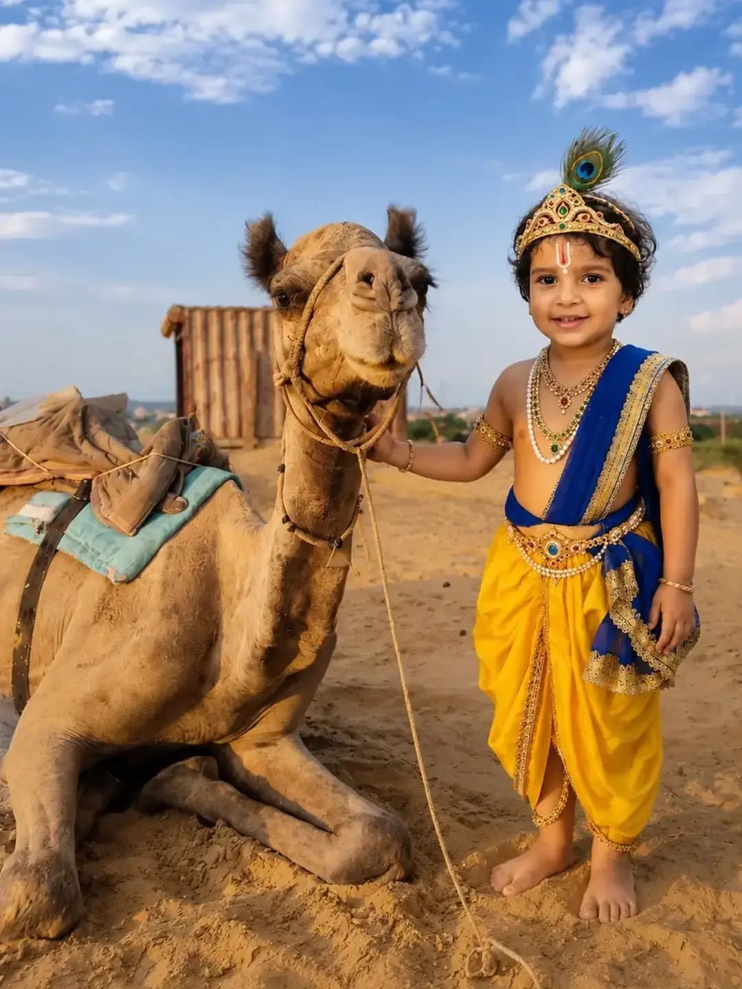 😍 #ओसियां में #कृष्णजन्माष्टमी 2026 🤩🥳
#krishnajanmashtami #photooftheday #camel
