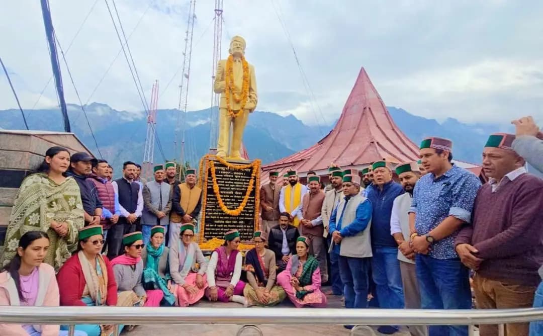 निचार: किन्नौर में स्वर्गीय ठाकुर सेन नेगी जी की जयंती पर श्रद्धांजलि