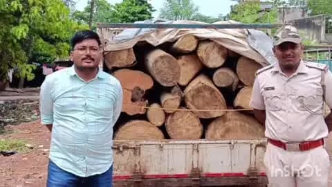 କଟକ ସଦର: କଟକ ବନ ବିଭାଗ ଦ୍ଵାରା ଚୋରା କାଠ ଜବତ, ୩ଜଣ ଗିରଫ