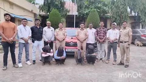 कारंजा: कारंजात रस्त्यात दुचाकी अडवून तरुणाला लुटले; चौघांना अटक मोबाईल, दुचाकी व रोख रकमेसह सुमारे ५० हजारांचा मुद्देमाल जप्त