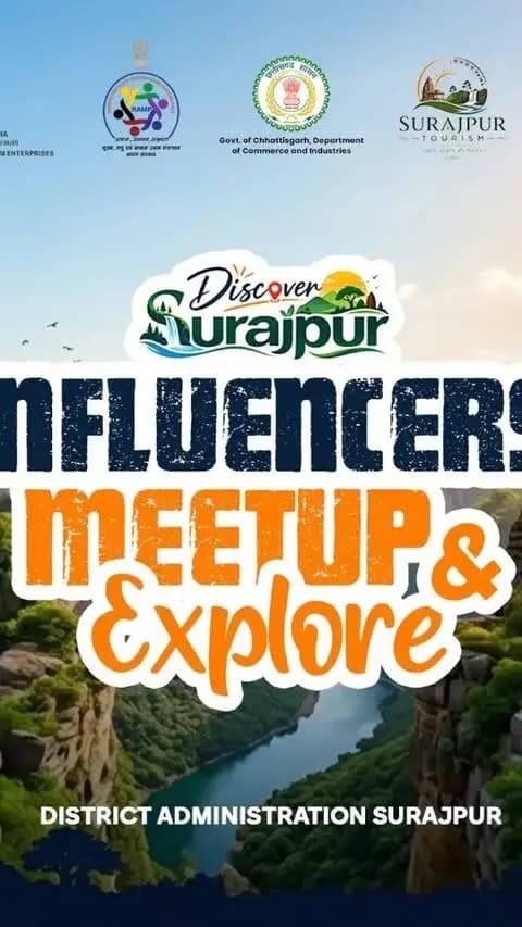 Surajpur meetup And explore | Discover Surajpur | Creators | #surajpur #chhattisgarhtourism #chhattisgarhsocial #influencer #creator