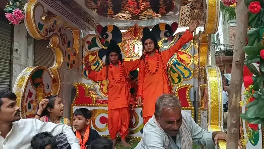 नईसराय: कुशवाह समाज ने मनाई लवकुश जयंती, मप्र सरकार के मंत्री नारायण सिंह कुशवाह भी हुए शामिल