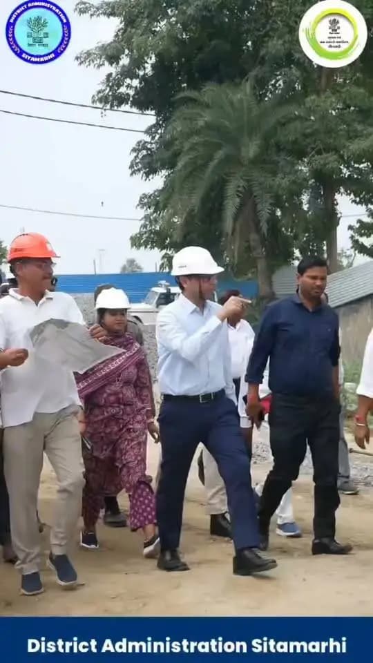 पुनौरा धाम मंदिर निर्माण कार्यों की जिलाधिकारी श्री तनय सुल्तानिया ने किया निरीक्षण।
CMO Bihar Information & Public Relations Department, Government of Bihar Department of Tourism, Government of Bihar