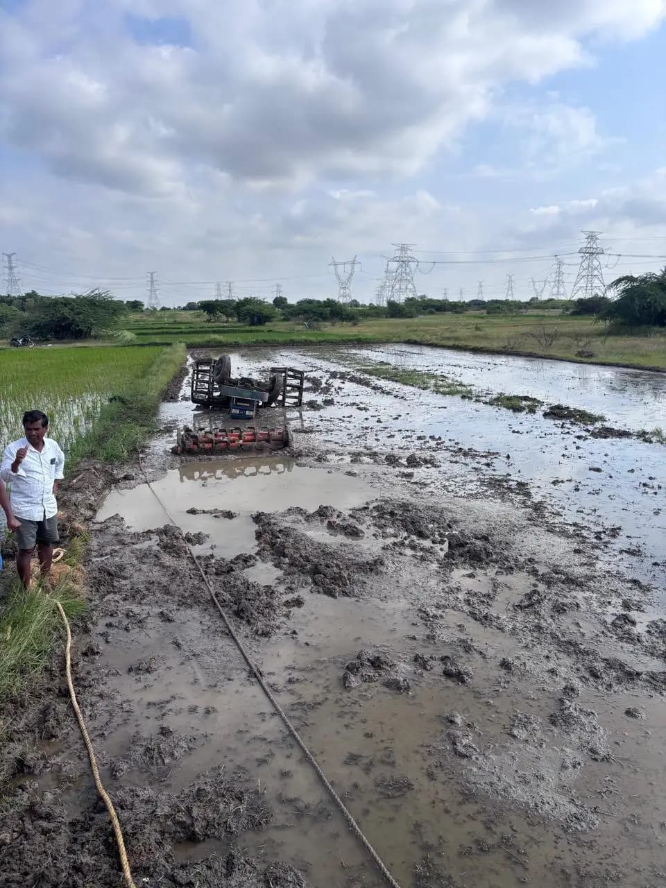 నాగర్ కర్నూల్: నాగర్ కర్నూల్ జిల్లాలో విషాదం: పొలం దున్నుతుండగా ట్రాక్టర్ బోల్తా పడి రైతు మృతి