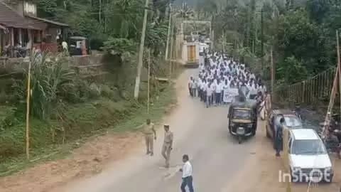 ಮೂಡಿಗೆರೆ: ಕಸ್ತೂರಿ ರಂಗನ್ ವರದಿ ವಿರೋಧಿಸಿ ಬಾಳೂರಲ್ಲಿ ಪ್ರತಿಭಟನೆ.!