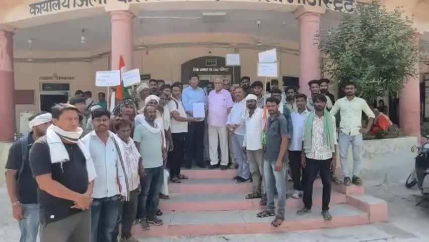 तालेड़ा: लाड़पुर से एथेनॉल फैक्ट्री प्रदूषण के विरोध में ग्रामीणों की पदयात्रा बूंदी पहुंची