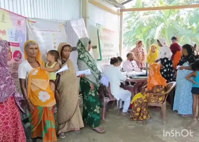 মৰিগাঁও: ফলিহামাৰী চৰত ব’ট ক্লিনিকৰ স্বাস্থ্য সেৱা শিবিৰ অনুষ্ঠিত