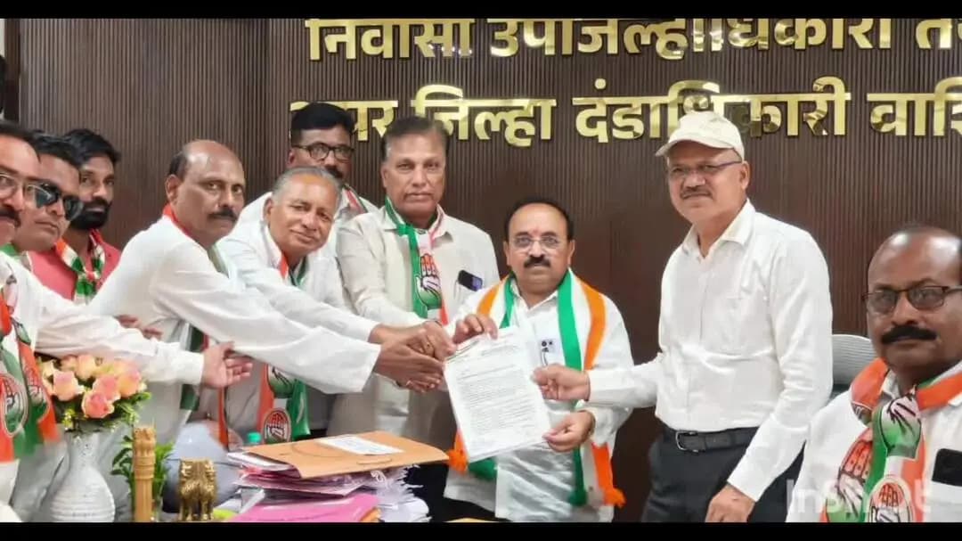 वाशिम: वाशिम जिल्ह्यात तात्काळ कोरडा दुष्काळ जाहीर करून शेतकऱ्यांना भरीव मदत द्यावी काँग्रेस कमिटीच्या वतीने निवेदन