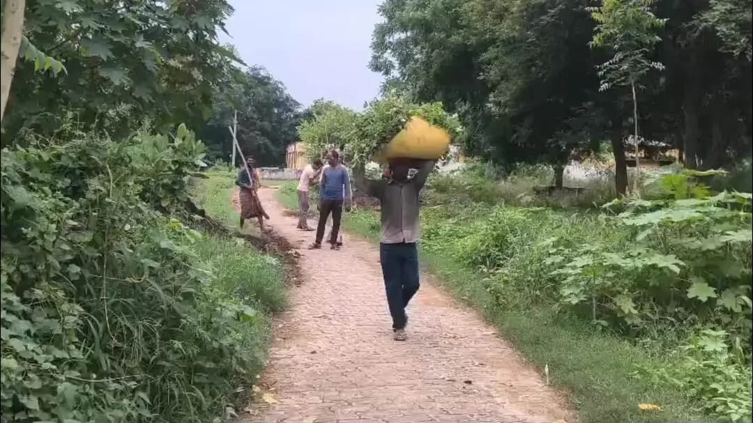 मिश्रिख: बघिन के पद चिन्ह मिलने के बाद बाघिन का खौफ बढ़ा, ग्रामीण परेशान