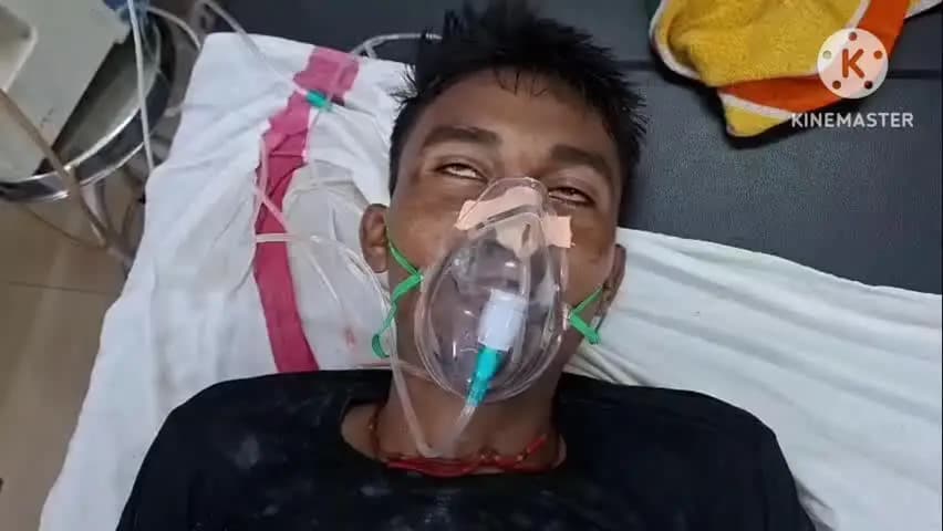 दमोह: सागर जिले की शराब पीने से युवक की हालत बिगड़ी,दमोह जिला अस्पताल से सागर मेडिकल कॉलेज रेफर