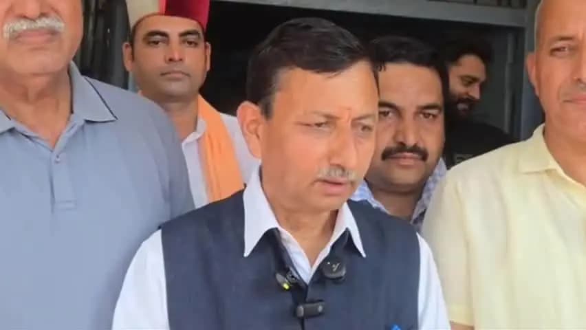 बिलासपुर सदर: घुमारवीं थाने का घेराव कर भाजपा ने खोला प्रशासन के खिलाफ मोर्चा: पूर्व विधायक राजेंद्र गर्ग