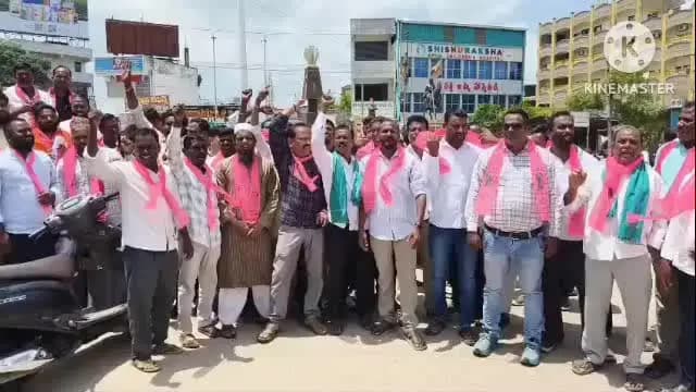 బోధన్: బోధన్ లో ఉద్రిక్తత, BRS, కాంగ్రెస్ నాయకులకు మధ్య తోపులాట