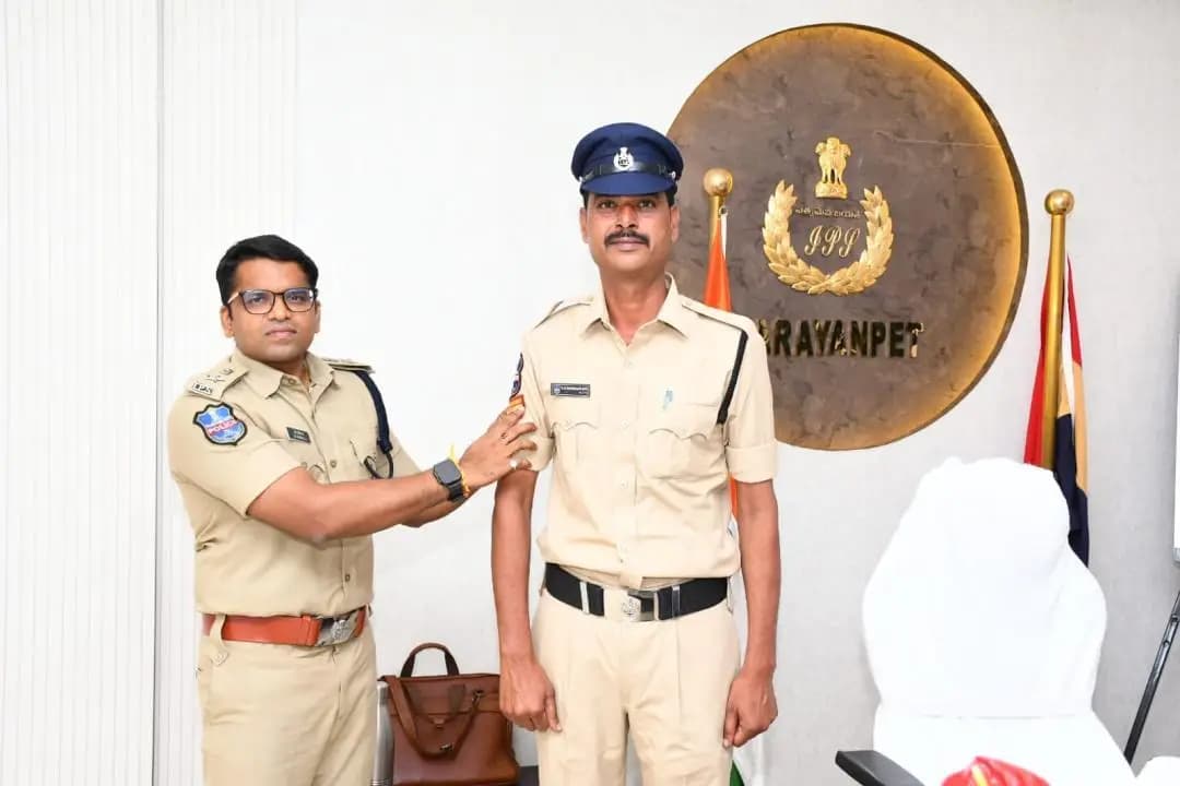 నారాయణపేట్: నారాయణపేట జిల్లాలో హెడ్ కానిస్టేబుల్ గా పదోన్నతి పొందిన సుదర్శన్ రావు