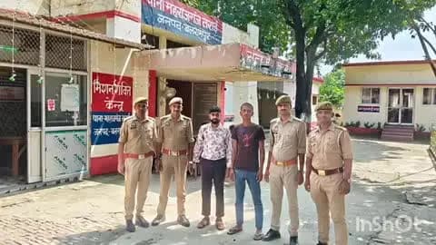 बलरामपुर: थाना महाराजगंज तराई पुलिस ने दांदव से दो नफर अभियुक्तों को किया गिरफ्तार