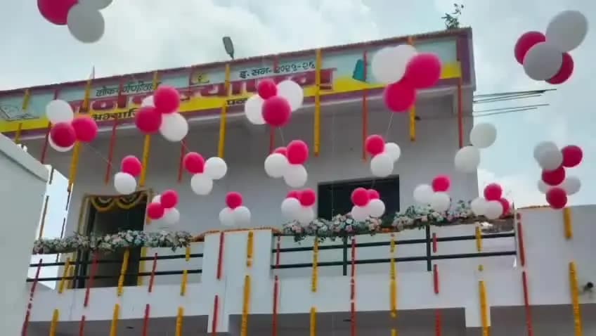 एटापल्ली: पळसगाव येथे विद्यार्थी व ग्रामस्थांनी एकत्र मिळून वर्गणीतून दोन मजली अभ्यासिका उभारली