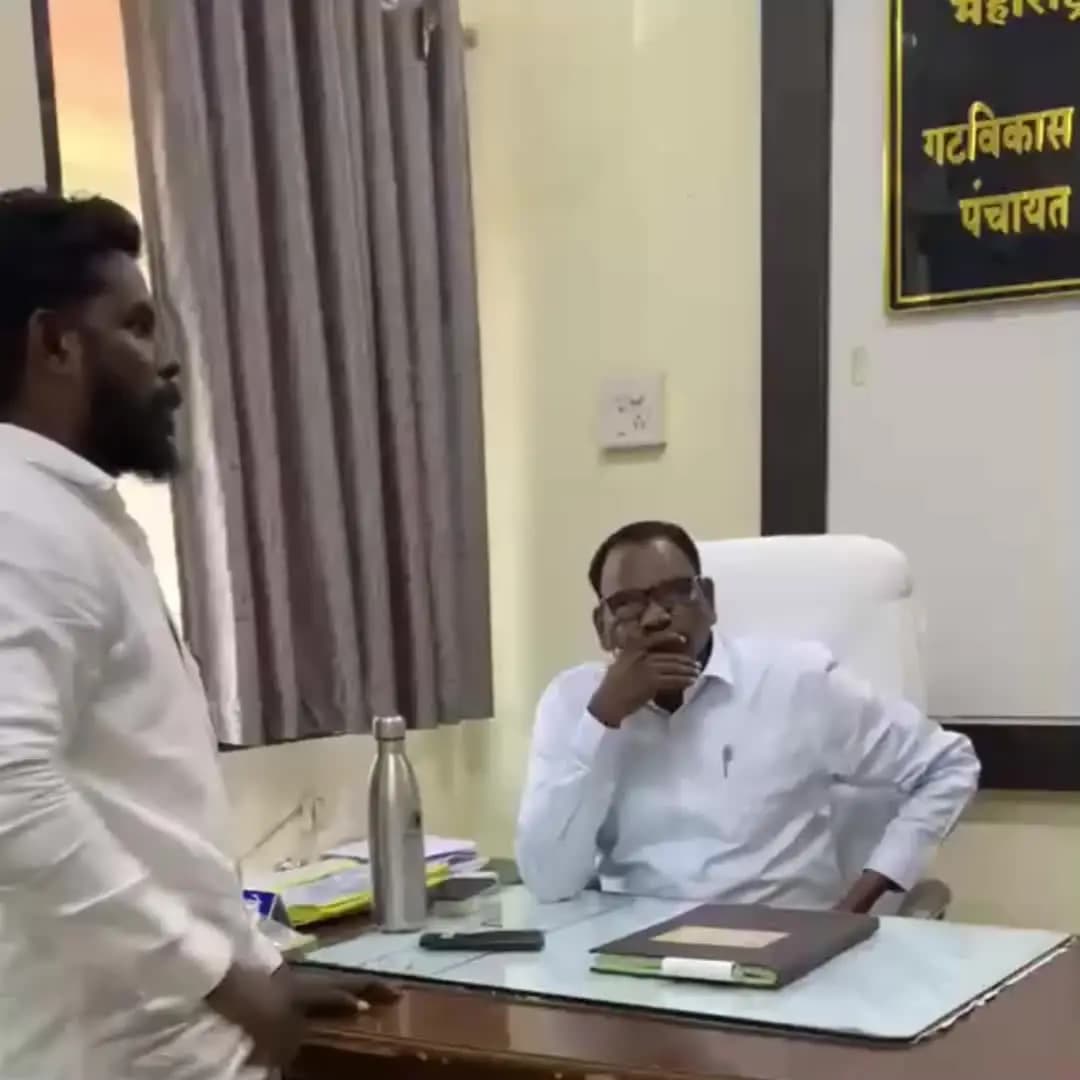 नांदेड: वृद्ध महिला मरुबाई कांबळे यांचा बीडीओ कॅबिनमध्ये विष पिण्याचा प्रयत्न; दोन वर्षे लोटूनही जागेचा ताबा न मिळाल्याने मास सं