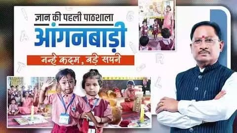 बस्तर के नन्हे कदम, उज्ज्वल भविष्य की ओर। 👧🧒
आंगनबाड़ी केंद्र अब सिर्फ देखभाल के स्थान नहीं, बल्कि सीखने, संस्कार, पोषण और बाल विकास के नए केंद्र बन रहे हैं।
बस्तर के गांवों और दूरस्थ अंचलों में बच्चों के लिए बेहतर वातावरण तैयार करने पर जोर है।
🥗 पोषण
📚 शुरुआती शिक्षा
🧠 सीखने और विकास
❤️ संस्कार और देखभाल
नन्हे कदमों को मजबूत आधार मिले, यही उज्ज्वल बस्तर की नींव है।