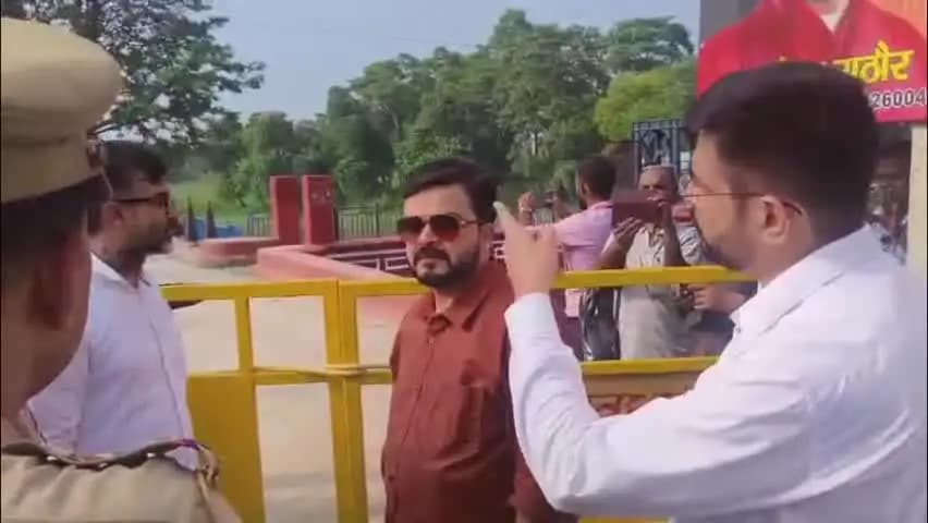 बिलासपुर: भाखड़ा डैम के पास सड़क धंसी, डीएम ने किया निरीक्षण