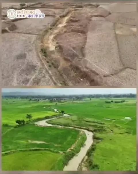 रोजगार के साथ जल संरक्षण, किसानों को मिला लाभ
प्रधानमंत्री श्री नरेंद्र मोदी के विकसित भारत के संकल्प और मुख्यमंत्री श्री विष्णु देव साय की सुशासन सरकार की पहल से गांवों में विकास के साथ रोजगार और जल संरक्षण को भी बढ़ावा मिल रहा है।
विकसित भारत जी राम जी योजना के तहत बारिश से पहले सूरजपुर जिले के थान नाला की सफाई कराई गई। स्थानीय लोगों को रोजगार मिला, वहीं नाले में जमा झाड़ियां, मलबा व अन्य अवरोध हटाए गए। बारिश के बाद नाले में पानी का प्रवाह पहले से बेहतर हुआ और आसपास के खेतों तक पर्याप्त पानी पहुंचा। इससे किसानों को धान की रोपाई में सहूलियत मिली और जल संरक्षण को भी बढ़ावा मिला।
प्रधानमंत्री श्री नरेंद्र मोदी के विकसित भारत के विजन और मुख्यमंत्री श्री विष्णु देव साय की सुशासन सरकार के प्रयासों से गांवों में विकास अब जमीन पर दिख रहा है।
#SushasanSarkar #सुशासन_सरकार #ViksitBharat #Chhattisgarh #JalSanrakshan