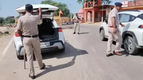 लोहारू: तीन दिवसीय राजस्थान निकाय चुनाव: लोहारू पुलिस अलर्ट, 3 प्रमुख नाकों पर चौकसी बढ़ाई गई