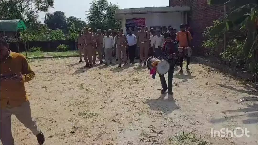 कुरावली: कुरावली पुलिस ने गैंगस्टर एक्ट के तहत अभियुक्त की संपत्ति की ज़ब्त की