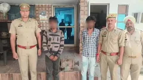 बुलंदशहर: बुलंदशहर में ट्यूबवेल चोरों पर पुलिस का शिकंजा: रात में मोटर चोरी करने वाले 2 शातिर गिरफ्तार, चोरी की विद्युत मोटर बरामद