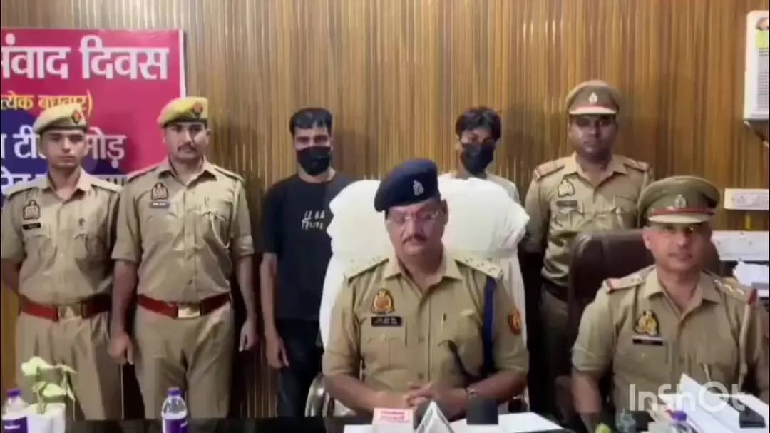गाज़ियाबाद: थाना टीलामोड़ पुलिस ने चोरी की घटना का किया खुलासा, दो चोरों को गिरफ्तार किया