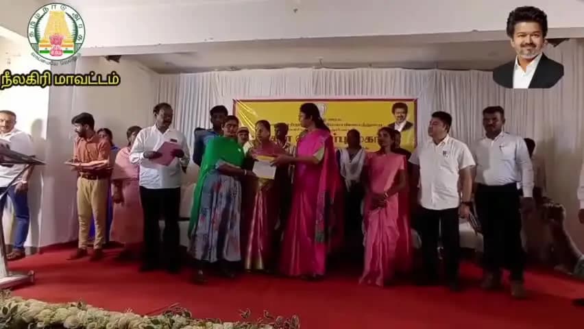 கூடலூர்: கிரௌண் பிளாசா திருமண மண்டபத்தில் மக்கள் தொடர்பு முகாம்: ரூ.70.90 இலட்சம் மதிப்பில் அரசு நலத்திட்ட உதவிகளை வழங்கல்