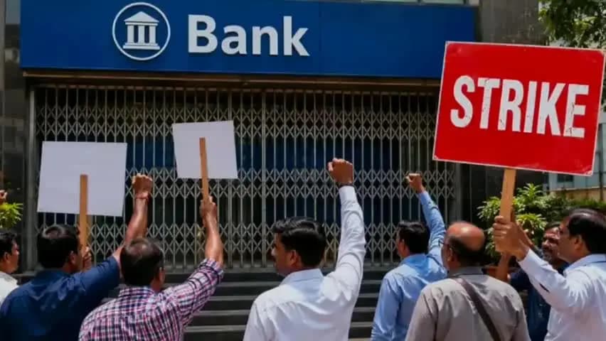 चाईबासा: कल देशभर में बैंक बंद रहेंगे, कर्मचारी-अधिकारी हड़ताल; तीन दिन नहीं खुलेंगे
