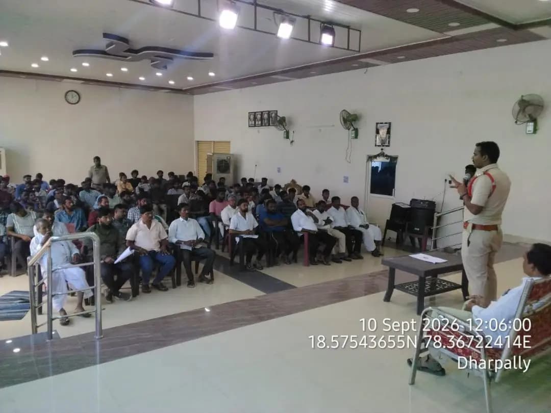 ధర్పల్లి: ధర్పల్లిలో గణేష్ ఉత్సవాల నిర్వహణపై ఎస్ఐ సందీప్ కీలక సూచనలు