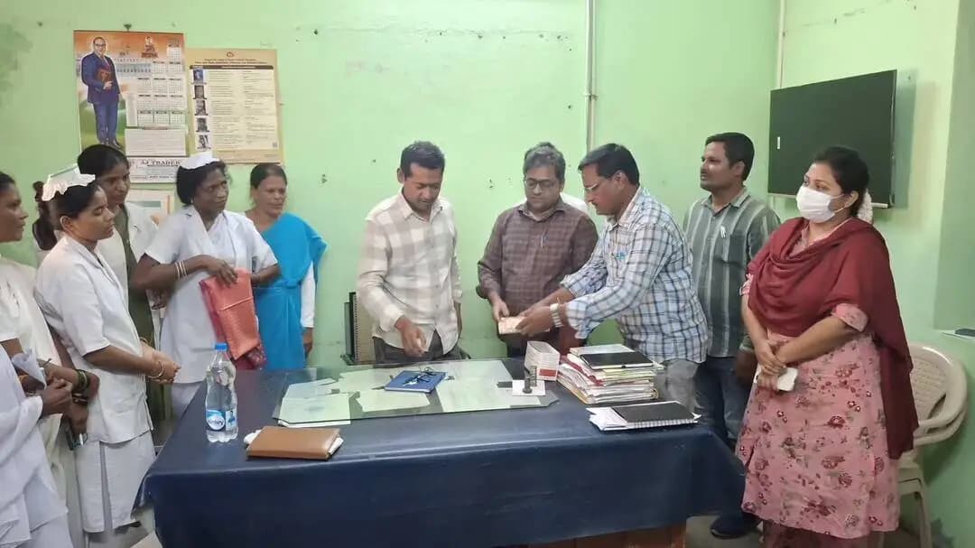 అసిఫాబాద్: వాంకిడి ప్రభుత్వ ఆసుపత్రిలో డిఎంహెచ్ఓ ఆకస్మిక తనిఖీ