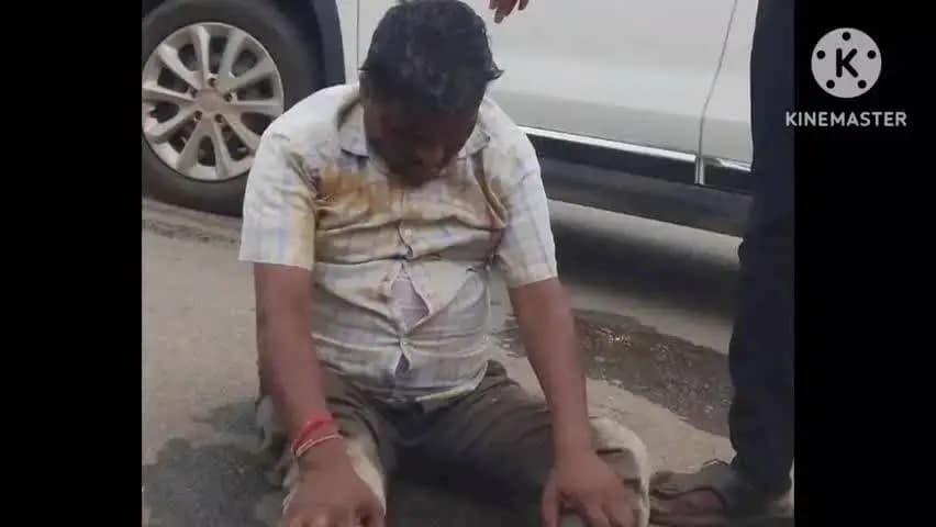 మంచిర్యాల: కారు ఢీకొని ఒకరికి తీవ్ర గాయాలు