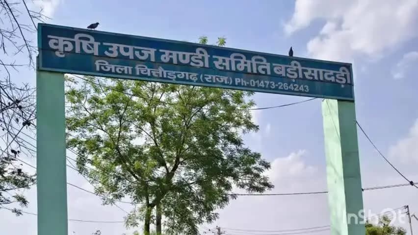 बड़ी सादड़ी: बड़ी सादड़ी कृषि उपज मंडी 11 से 15 सितंबर तक बंद रहेगी, नीलामी कार्य पूरी तरह से स्थगित