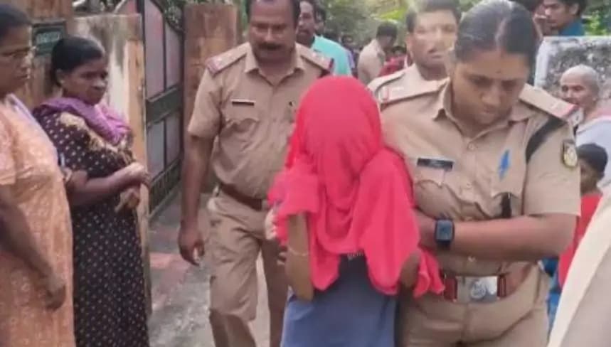 കാട്ടാകട: തിരുവനന്തപുരം വിളവൂര്ക്കലില് ഒരു ഒന്നര വയസ്സുകാരി കഴുത്തറുത്ത് കൊല്ലപ്പെട്ടു