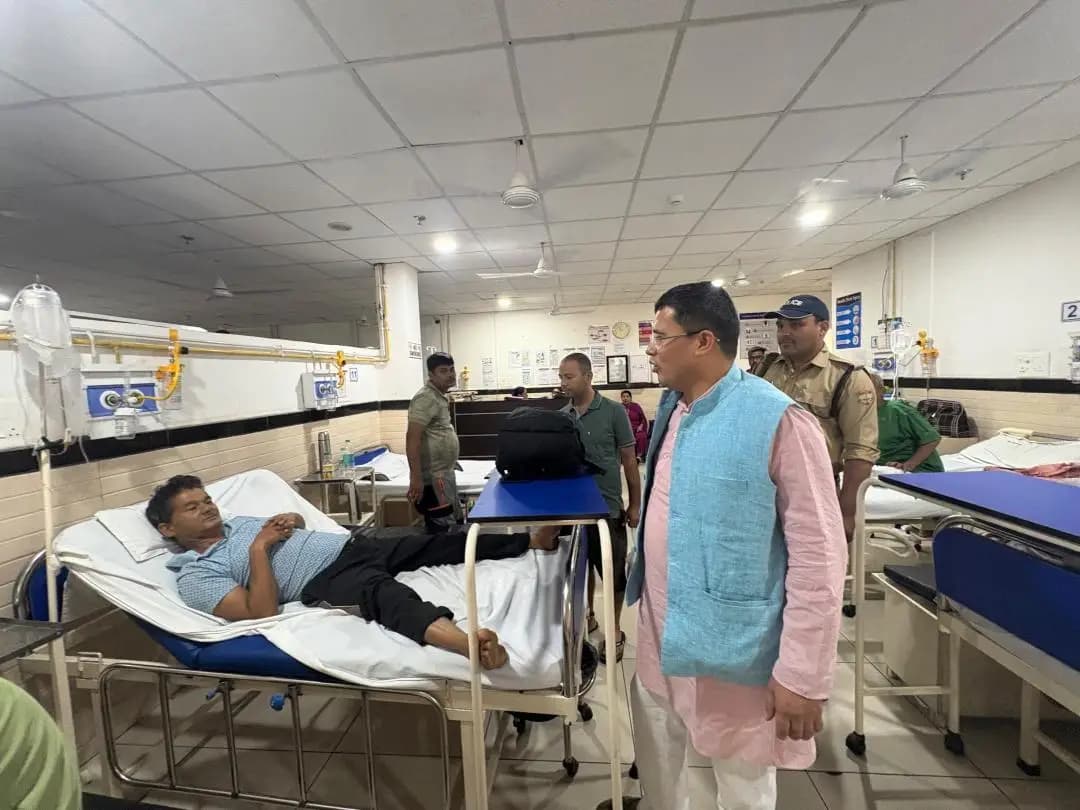 बागेश्वर: कपकोट के BJP कार्यकर्ताओं ने हल्द्वानी के सांई अस्पताल में डॉक्टरों से मुलाकात की