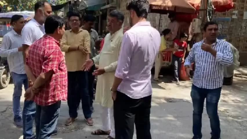 जहांगीरपुरी A ब्लॉक में सीवर व्यवस्था का निरीक्षण, विधायक राजकुमार भाटिया ने स्थायी समाधान के निर्देश दिए