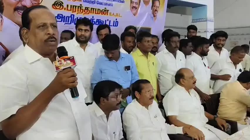 மதுராந்தகம்: மதுராந்தகத்தில் திமுக வேட்பாளர் அறிமுக கூட்டம் நடைபெற்றது