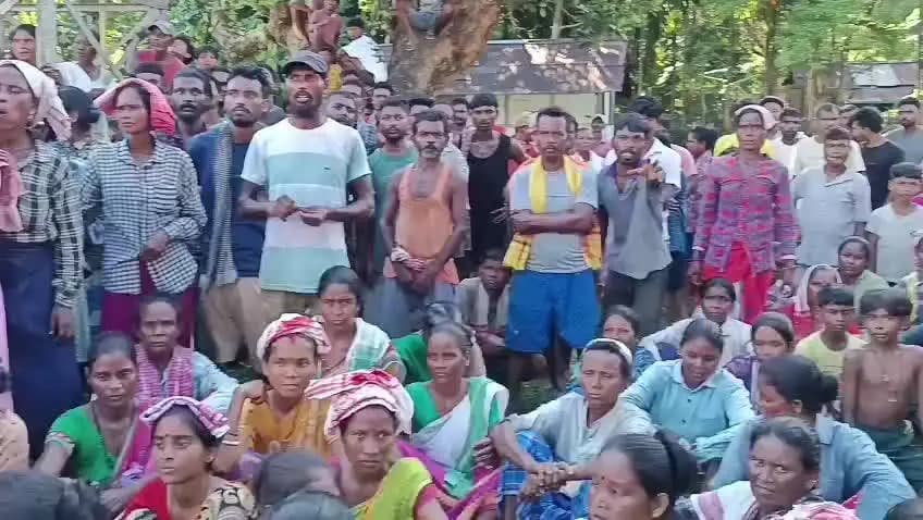 ঢেকিয়াজুলি ভাগ: শ্ৰমিকৰ মৃত্যুক কেন্দ্ৰকৰি ডিব্ৰুদৰং চাহ বাগিছাত উত্তপ্ত পৰিস্থিতি