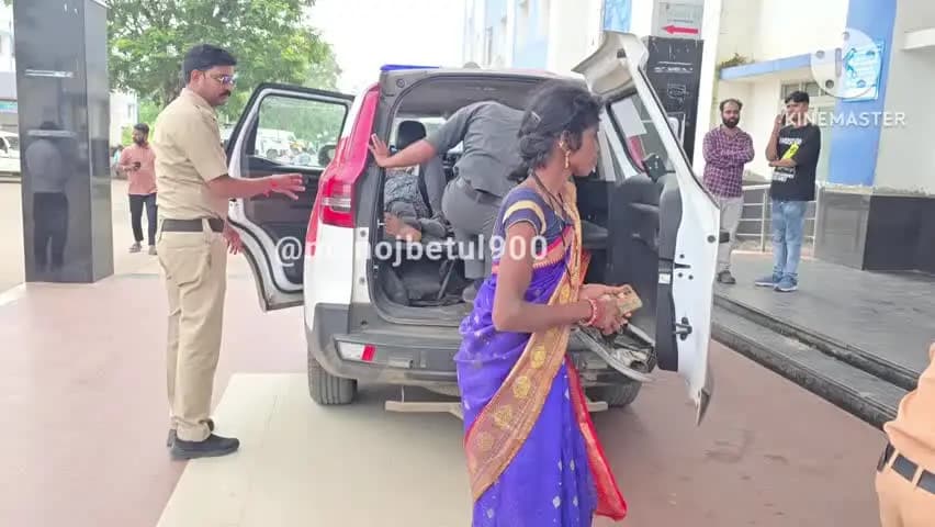 बैतूल: बैतूल बाजार के पास शराब के नशे में बाइक फिसलने से दंपती घायल, अस्पताल में भर्ती